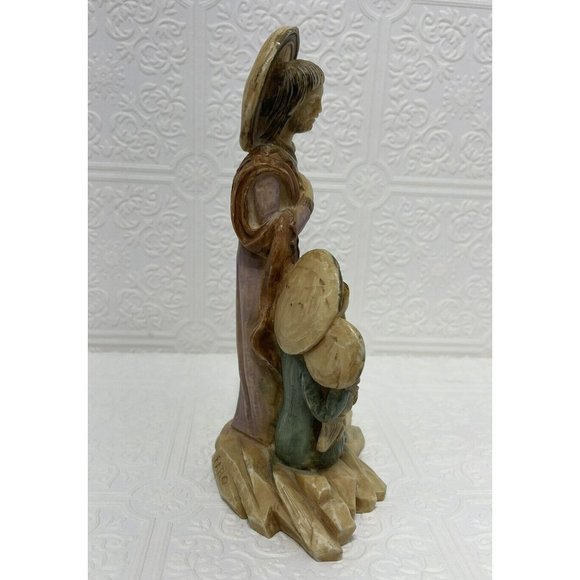 Italy Depose Faro Holy Family Figure - Mary Jesus Joseph 8-5/8" Vintage - Picture 7 of 11